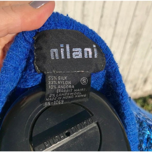 Vintage Sequin Sweater Dress - Picture 5 of 5